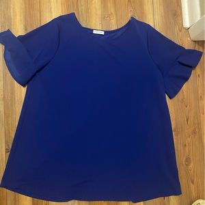 First Love Ruffle Sleeve top XXL
